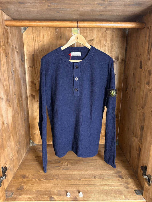 SS19 SPONGE COTTON CREWNECK in Sapphire Blue