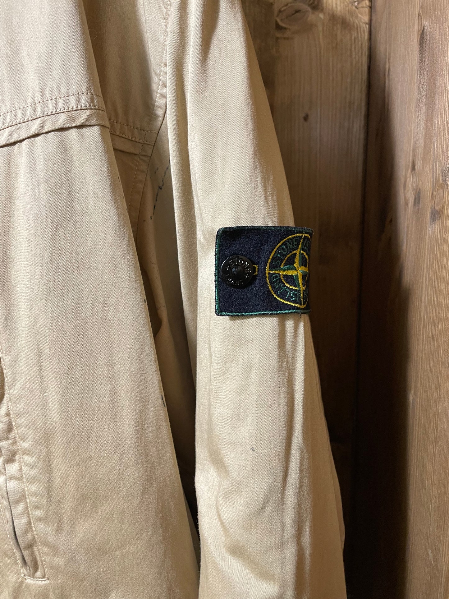 Raso Gommato bomber aviator sheepskin jacket with quilted inner