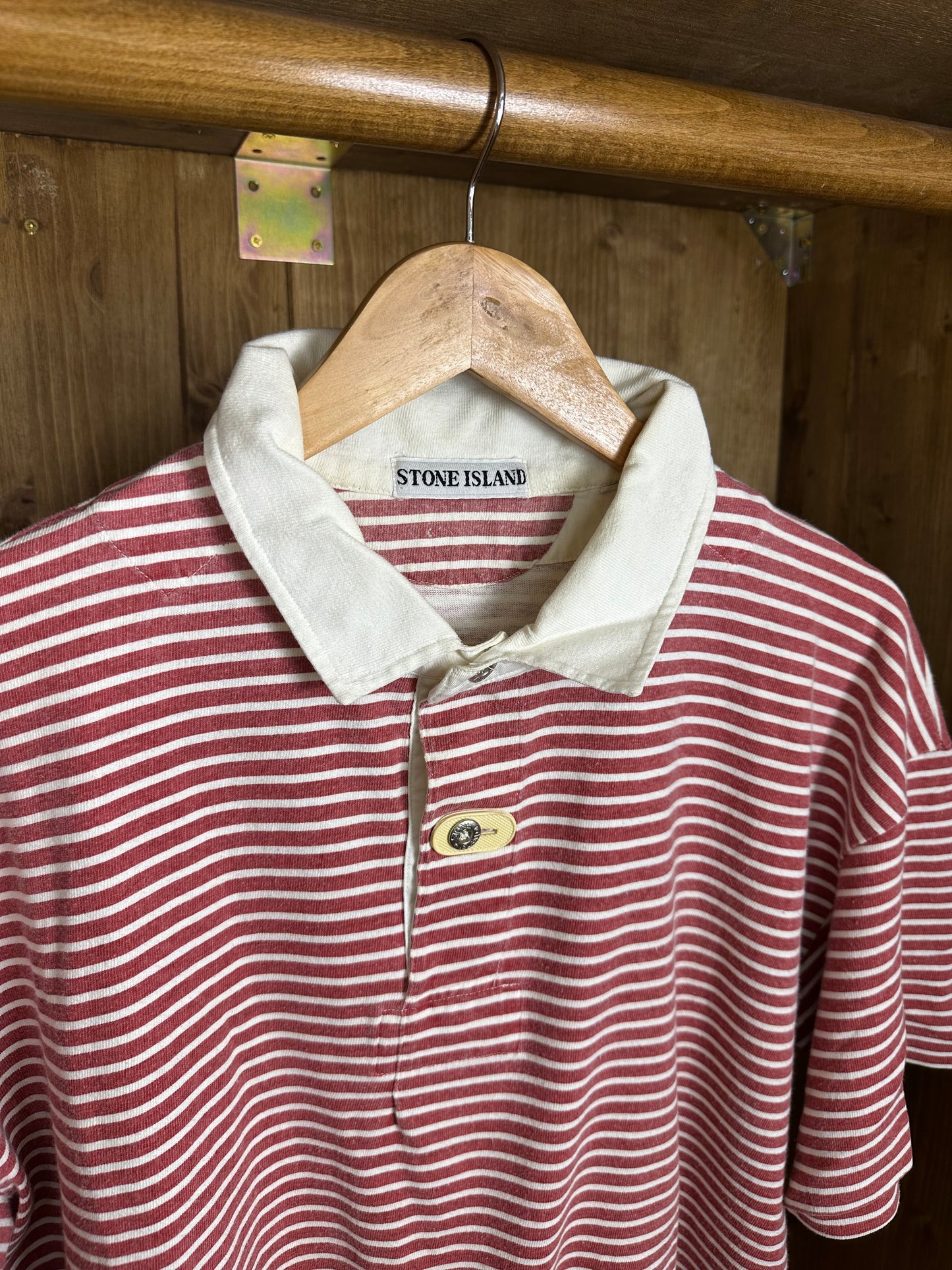 SS87 MARINA POLO in Red&White