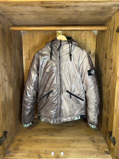 AW010 ICE JACKET RUBIN RED TO QUARTZ PINK with detachable zipped liner