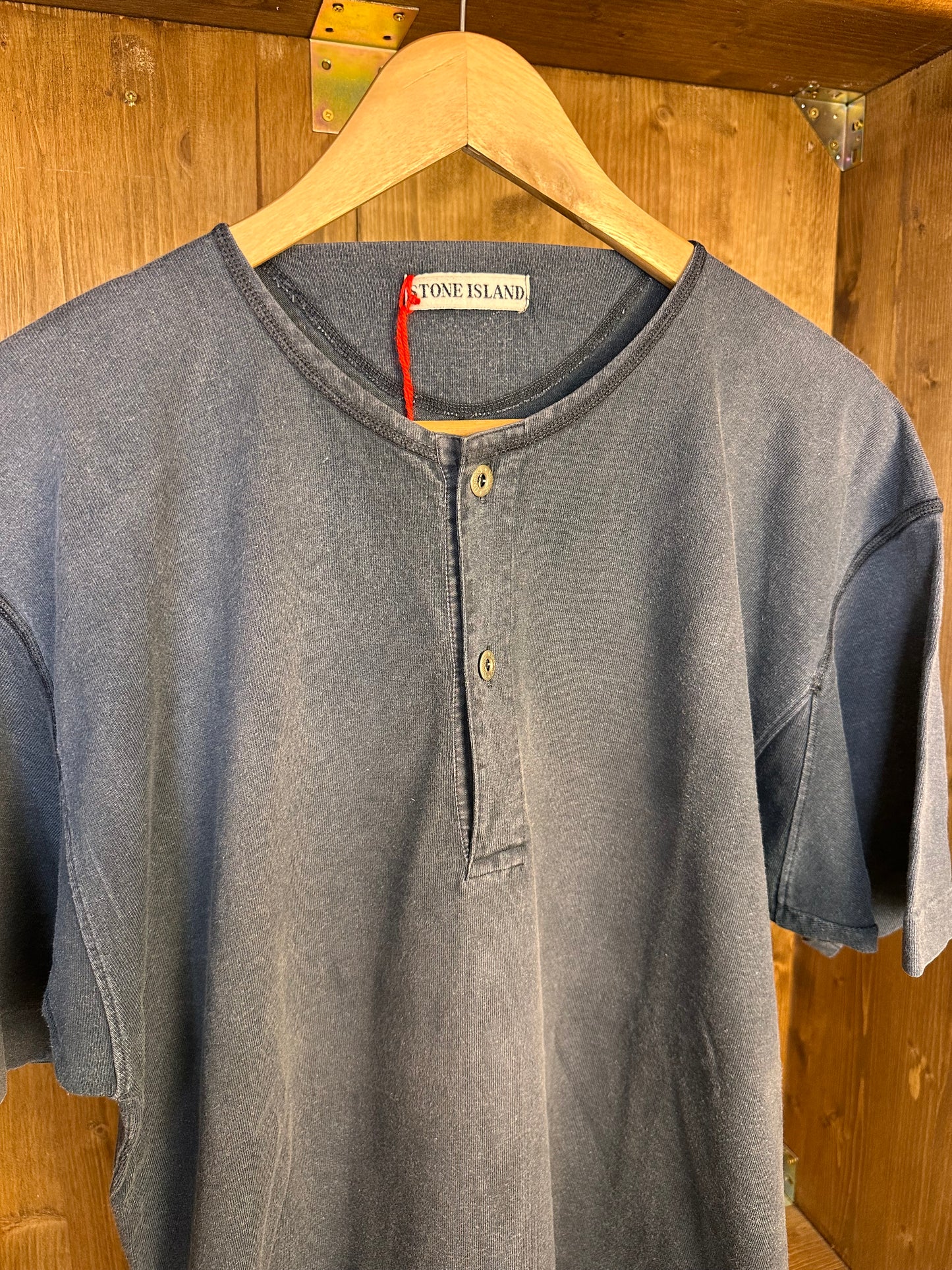 SS80s METAL BUTTONS + FRONT SPELLOUT in Faded Blu Night