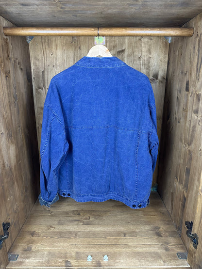 SS80s TELA STELLA REVERSIBILE in Blu&Black