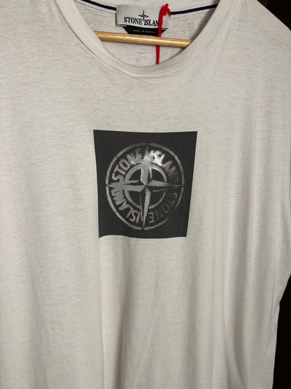 SS23 LOGO TEE in White & Grey