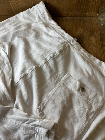 90S COTTON TEE + SWEATPANTS in White