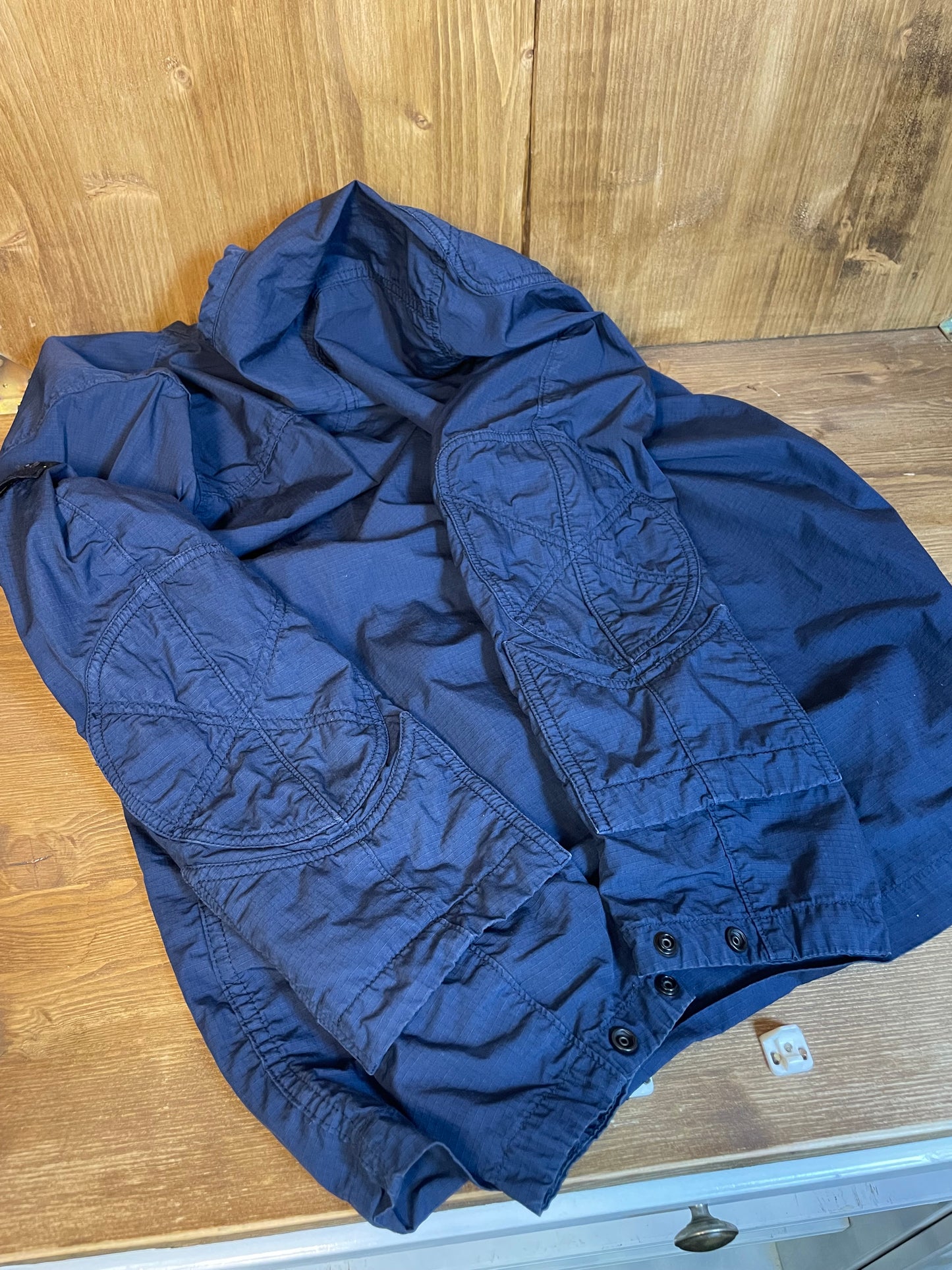 Ripstop grid overshirt