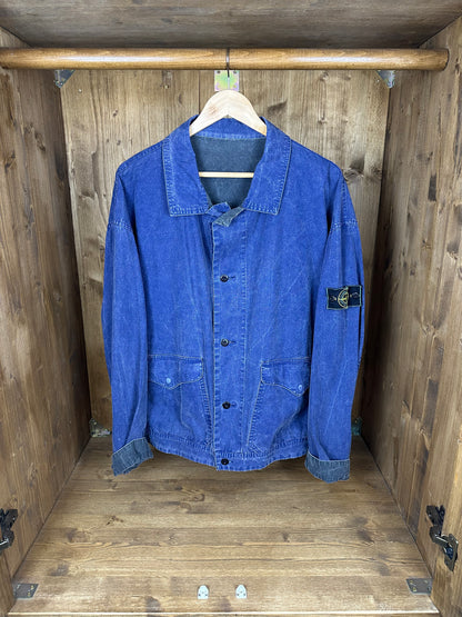 SS80s TELA STELLA REVERSIBILE in Blu&Black