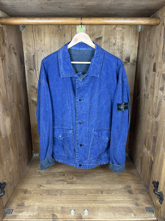 SS80s TELA STELLA REVERSIBILE in Blu&Black