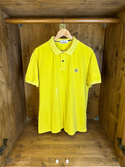 SS19 POLO SQUARE BADGE in Neon Yellow