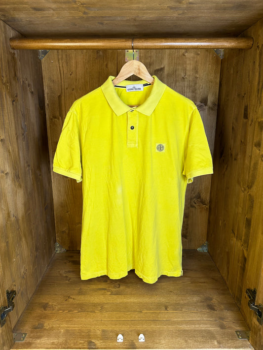 SS19 POLO SQUARE BADGE in Neon Yellow