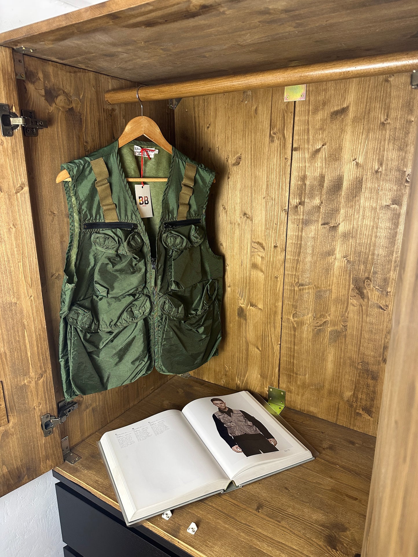 SS95 FORMULA STEEL MULTIPOCKET VEST in Mint Green