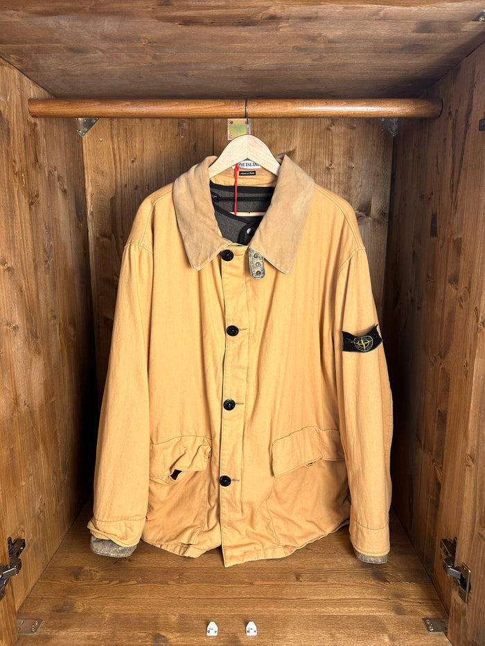 AW97 RAW COTTON JACKET in Pastel Yellow