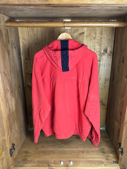 AW85 HOODIE in Blossom Red & Black
