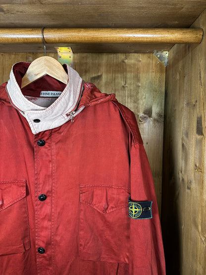 SS1989 RASO GOMMATO WHITE COVER M65 MILITARY JACKET