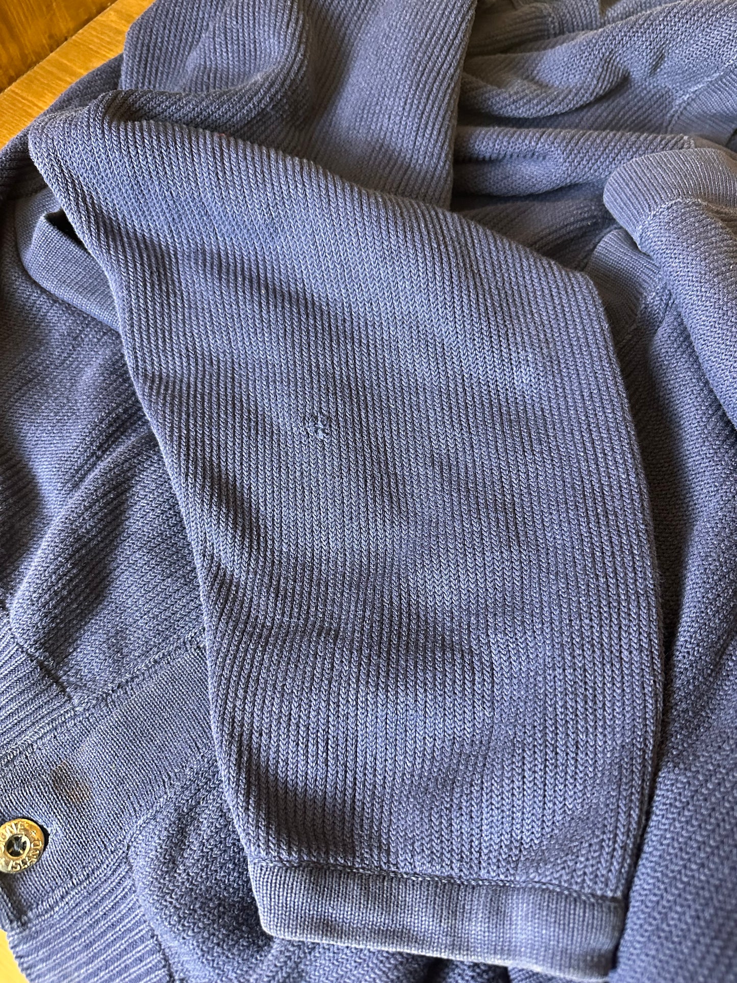 80s COTTON CARDIGAN in Purple