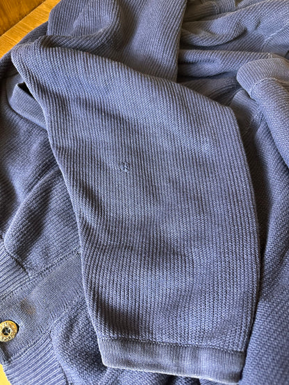 80s COTTON CARDIGAN in Purple