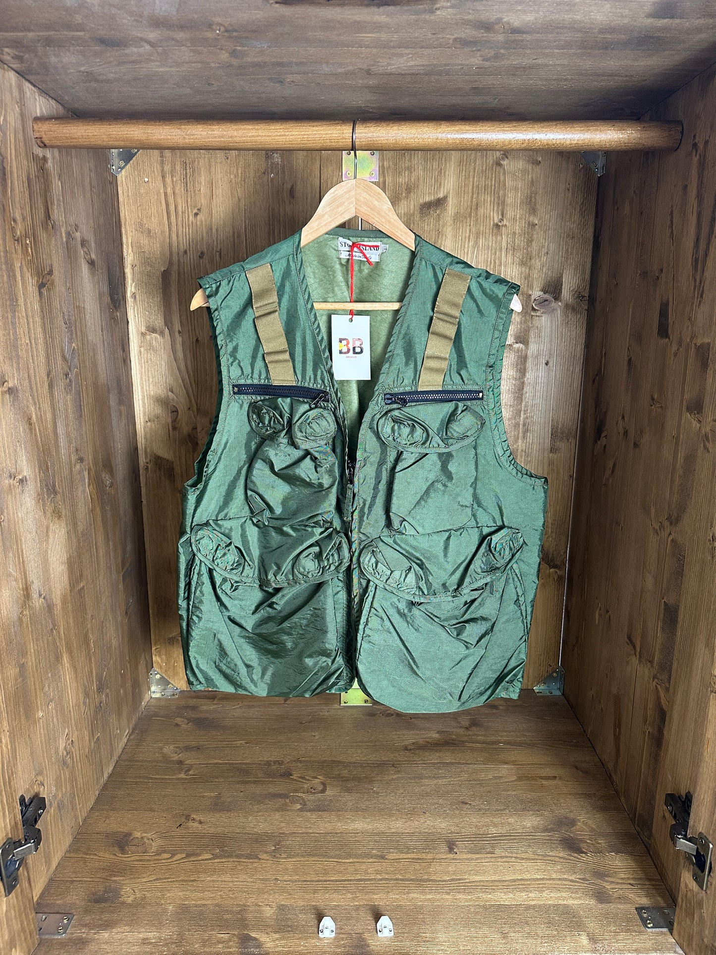 SS95 FORMULA STEEL MULTIPOCKET VEST in Mint Green