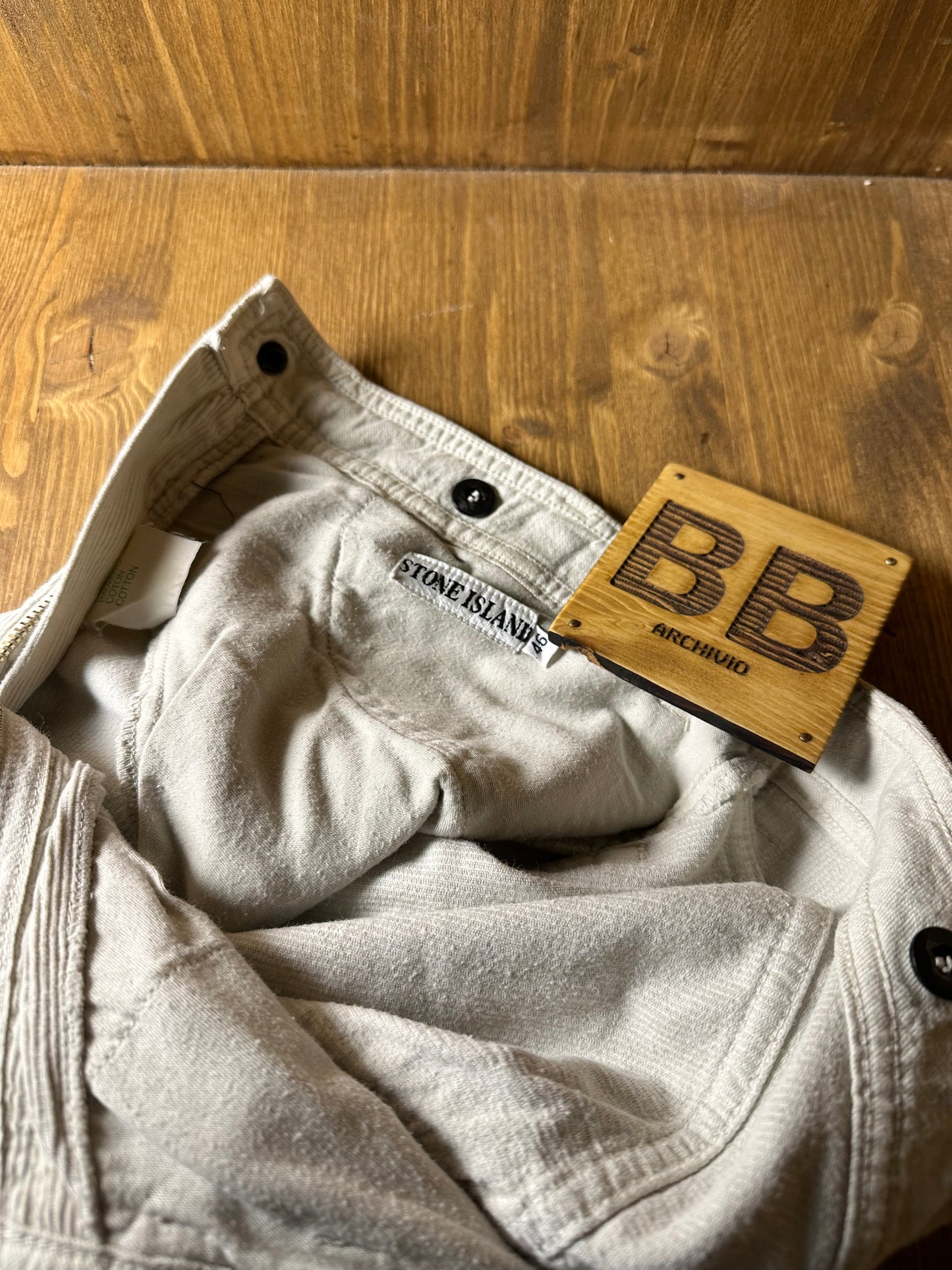 1985 CORDUROY PANTS in ivory