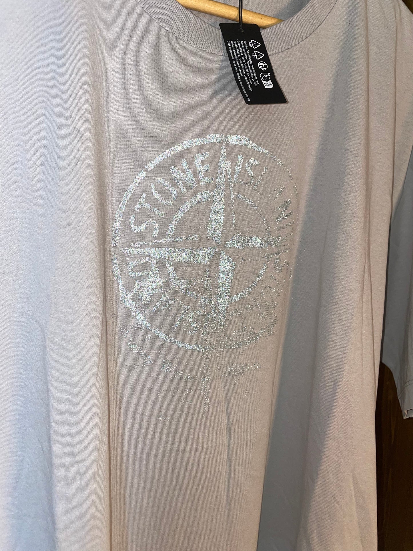 Reflective logo tee