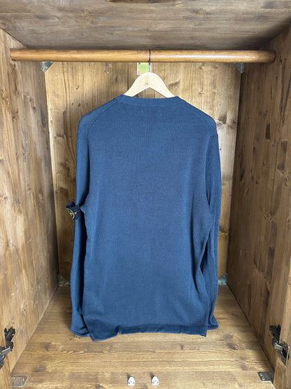 SS18 COTTON CREWNECK in Grey Blue (dyed from white)