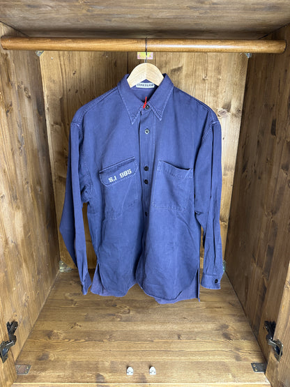 SS85 COTTON SHIRT in Faded Blue