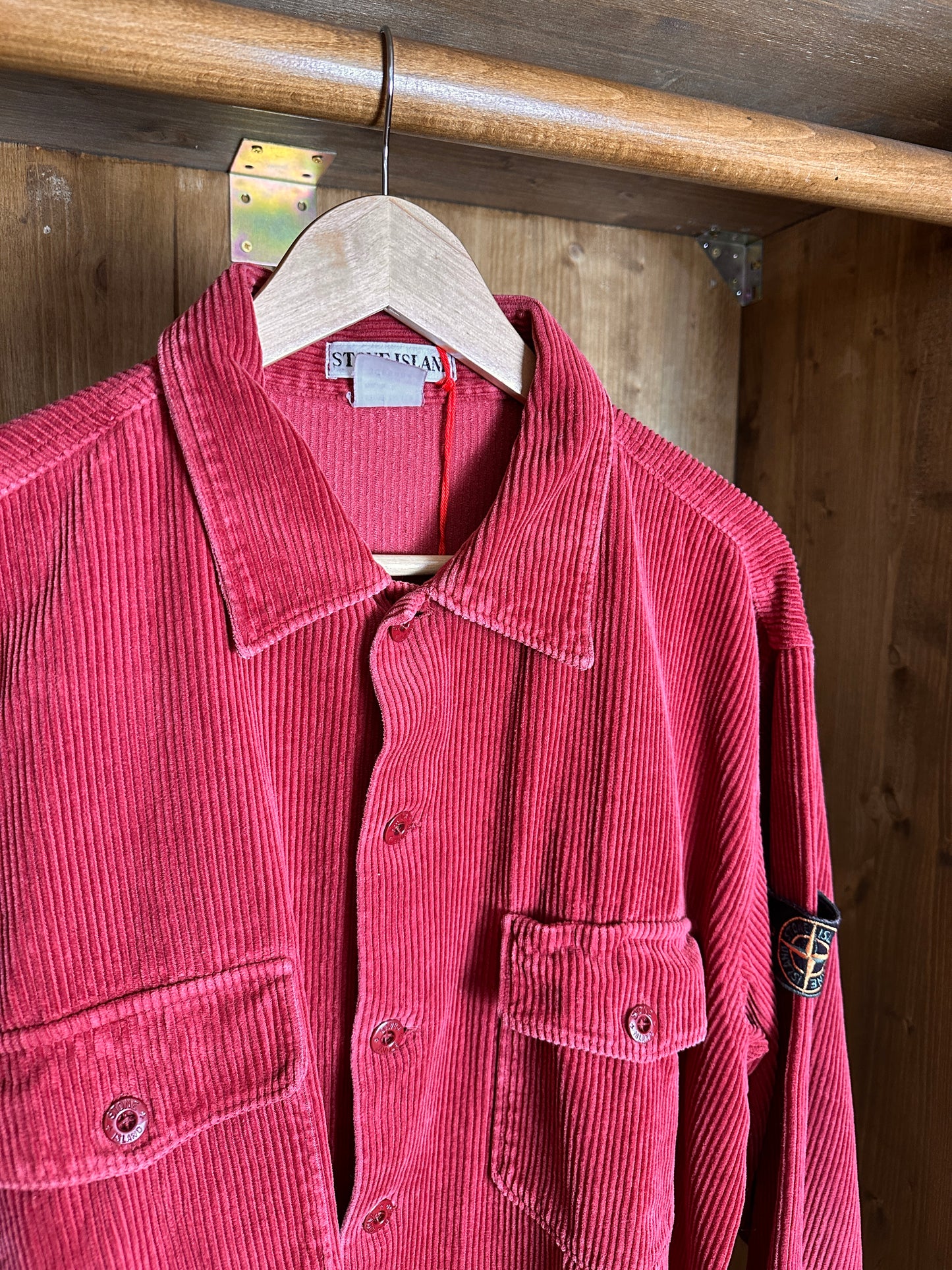 AW94 CORDUROY DOUBLE POCKET in Red Violet