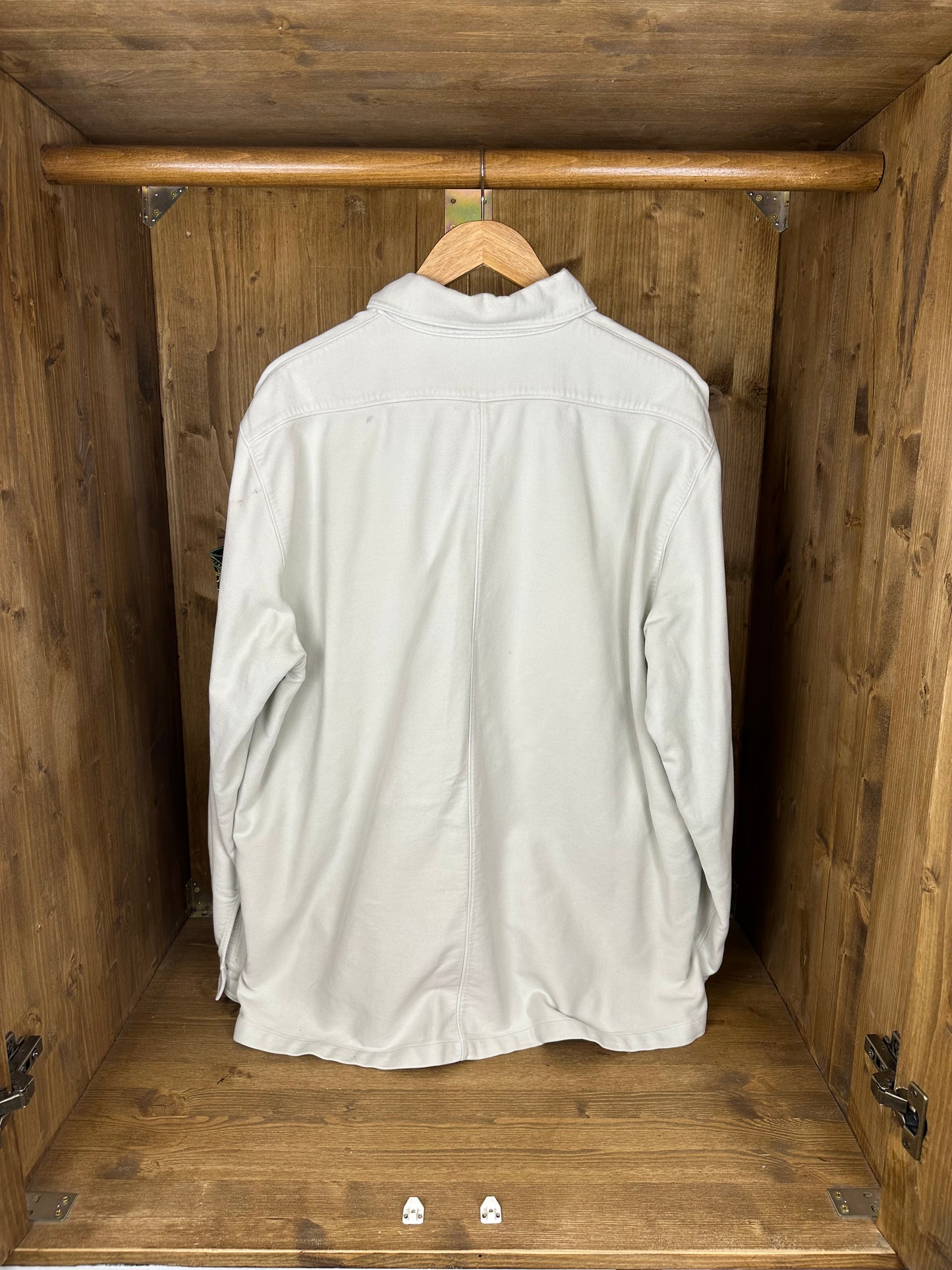 AW98 MOLESKIN COTTON OVERSHIRT in Grey