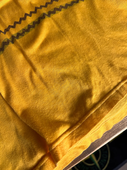 SS80 “Florida” SCREEN PRINTED POLO in Pastel Yellow