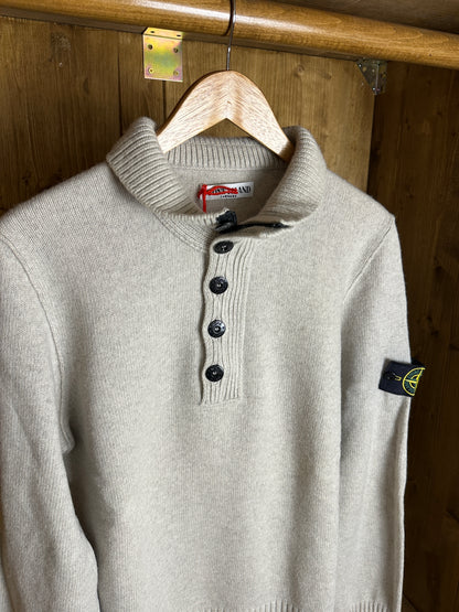 AW11 WOOL CARDIGAN in Light Grey