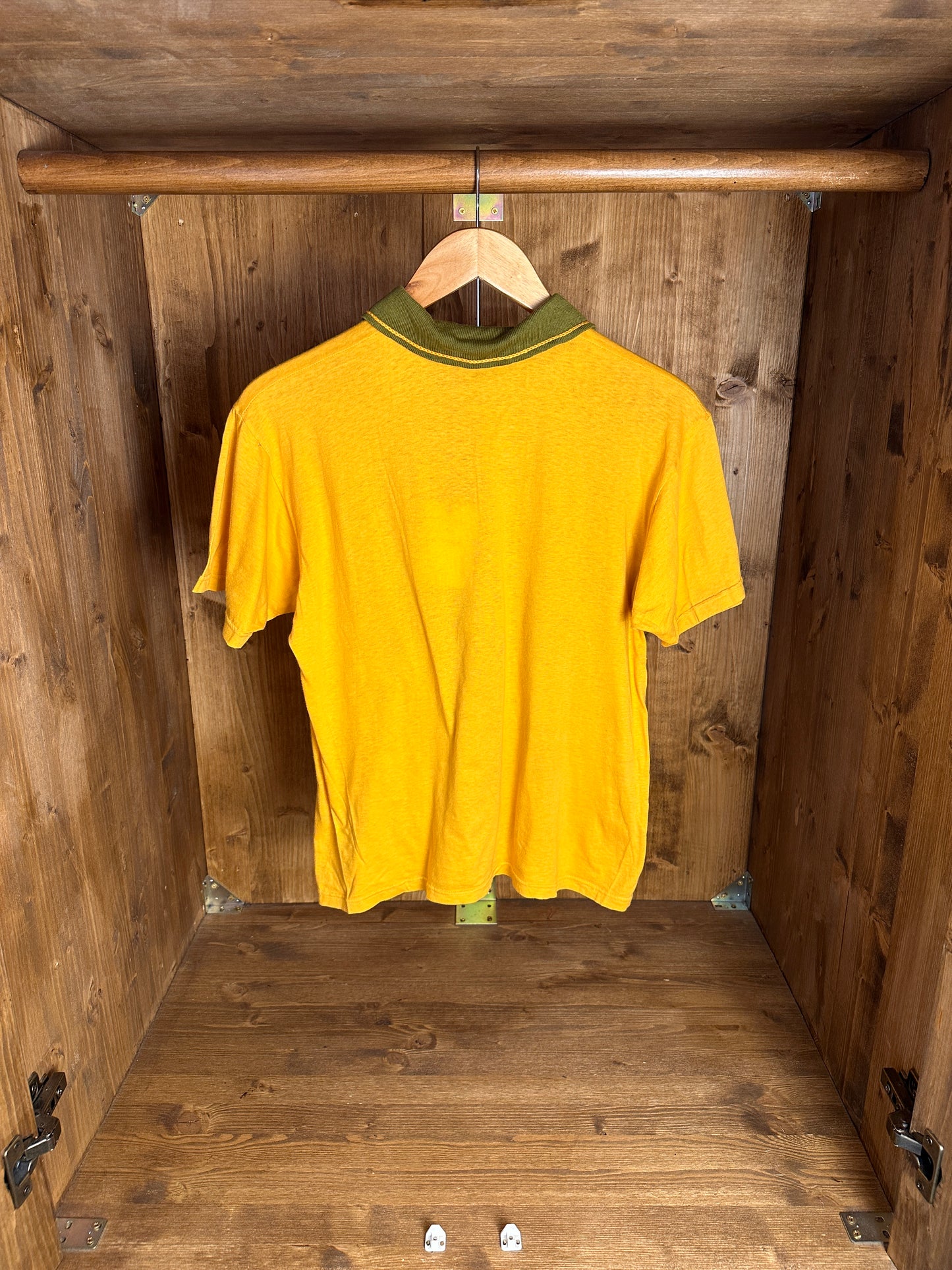 SS80 “Florida” SCREEN PRINTED POLO in Pastel Yellow