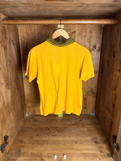 SS80 “Florida” SCREEN PRINTED POLO in Pastel Yellow