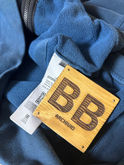 ACID WASH ZIPPED HOODIE