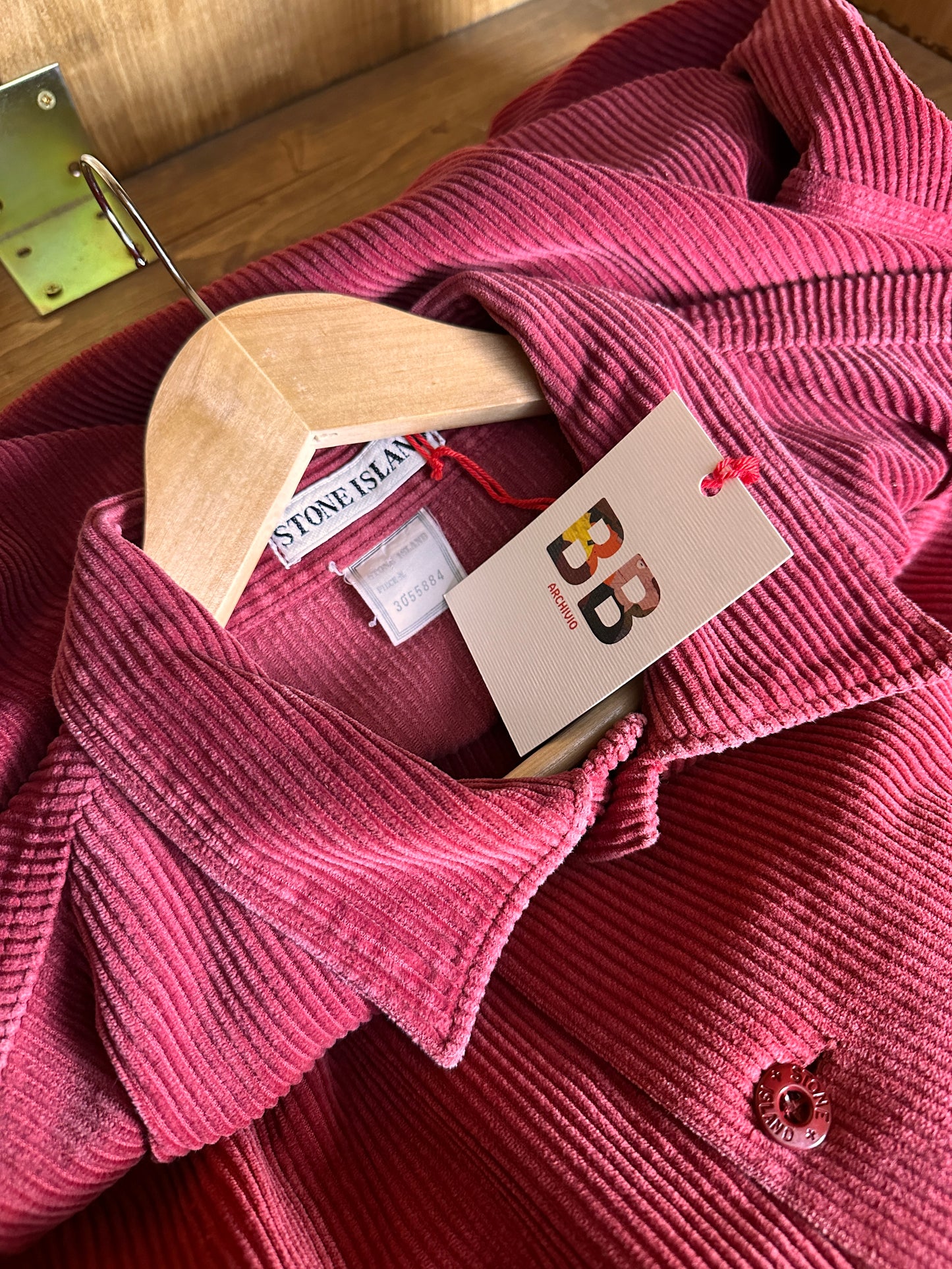 AW94 CORDUROY DOUBLE POCKET in Red Violet