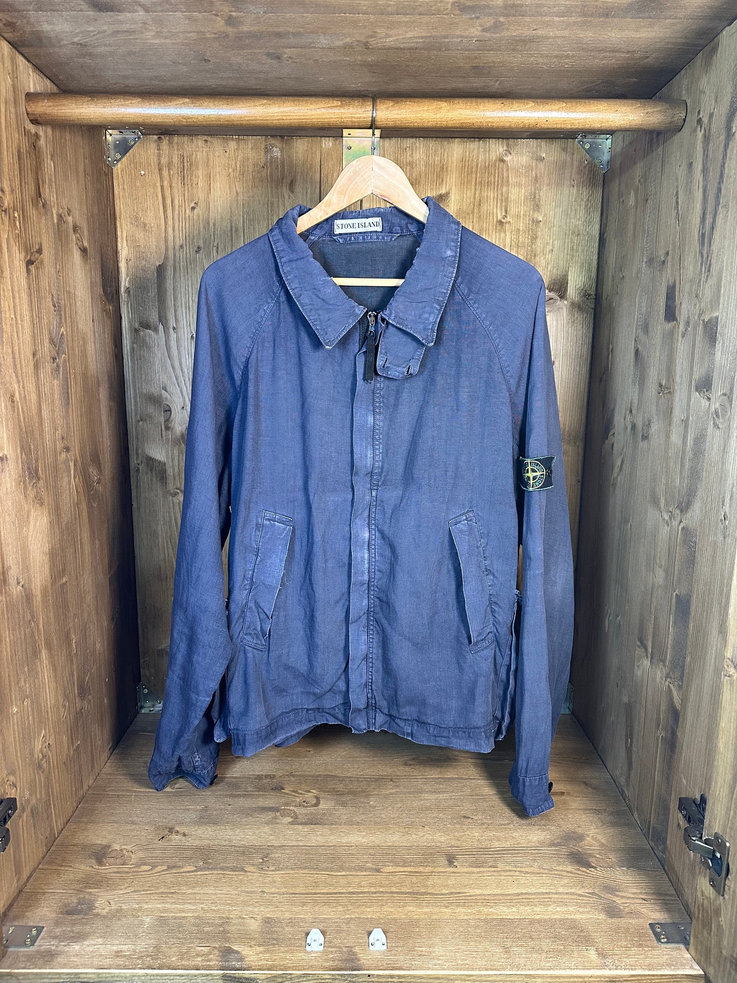 SS99 BLU COTTON LIGHT JACKET