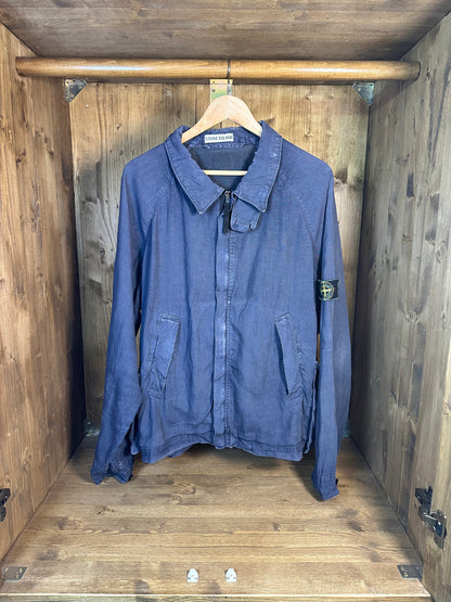 SS99 BLU COTTON LIGHT JACKET