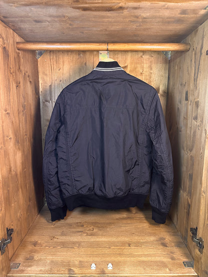 AW12 GARMENT DYED NYLON TELA QUILTED in Navy Blue