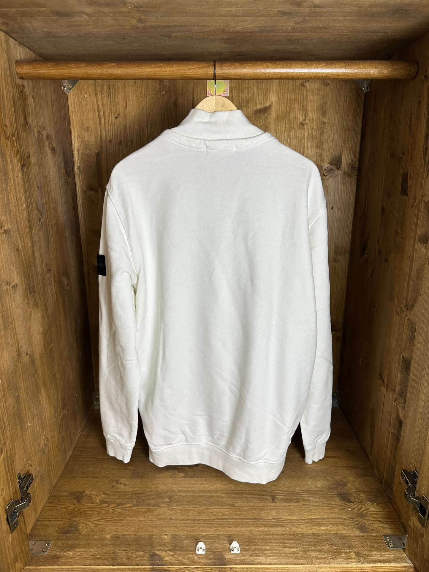 AW18 COTTON CREWNECK in Pure White