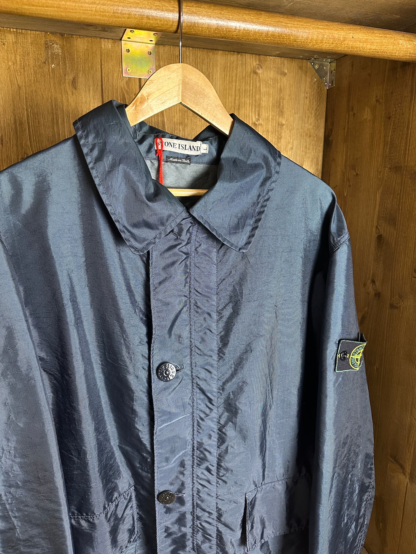 SS97 FORMULA STEEL TRENCH COAT in  Steel Blue