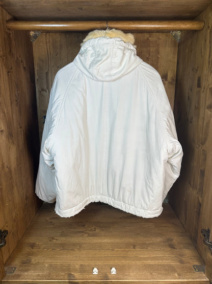 AW1985 COYOTE BEIGE FUR TRIM HOOD JOCK