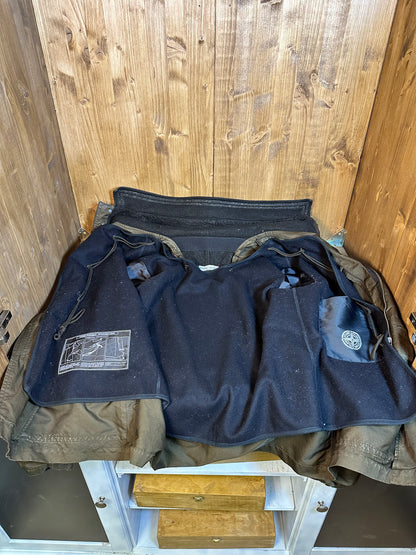 AW07 BROWN DAVID-TC UTILITY PARKA with detachable boiled wool liner