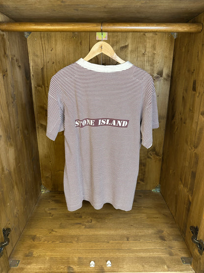 SS80s BACK SPELLOUT tee in Grey