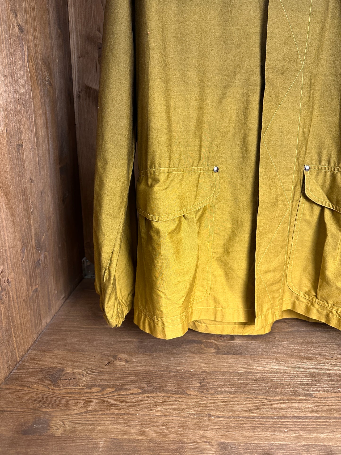 SS80 TELA COTONE GRADIENT PRINT in Nut Brown & Daffodil Yellow