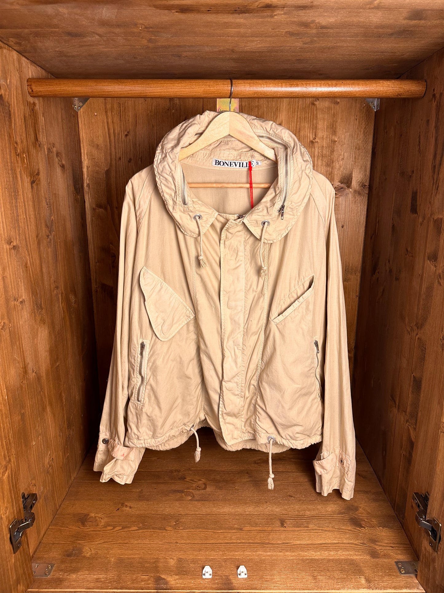 SS85 BONEVILLE LIGHT COTTON JACKET in Ivory
