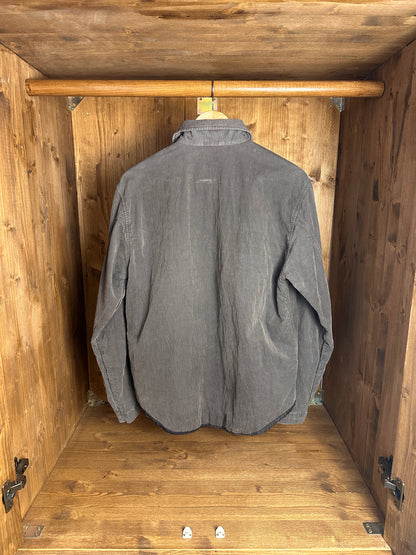 AW03 COTTON POLYAMIDE OVERSHIRT in Faded Brown