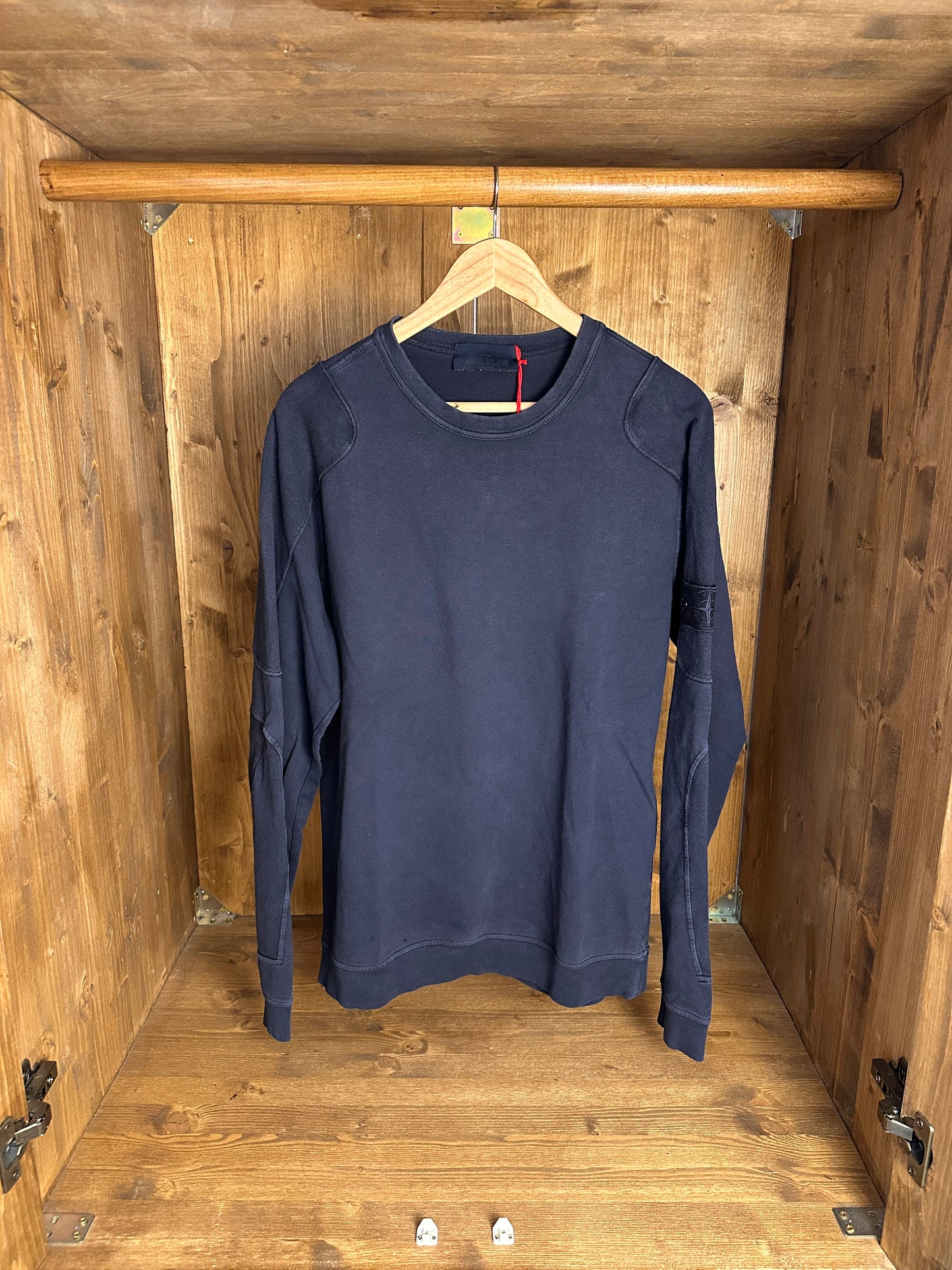 AW10s COTTON JUMPER GHOST PIECE in Ocean Blue