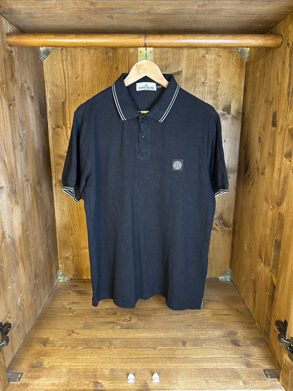 SS19 POLO SQUARE BADGE in faded black