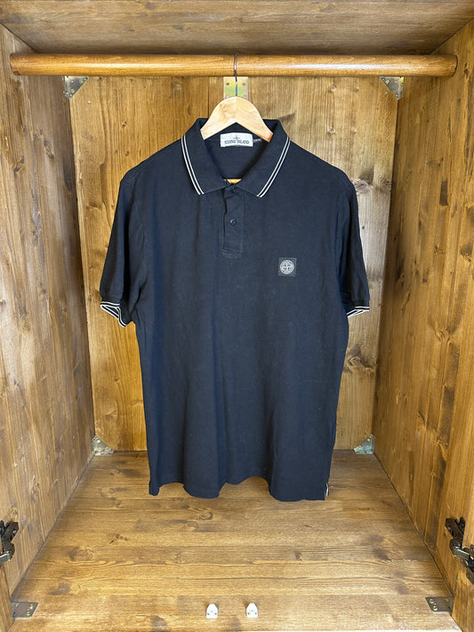 SS19 POLO SQUARE BADGE in faded black