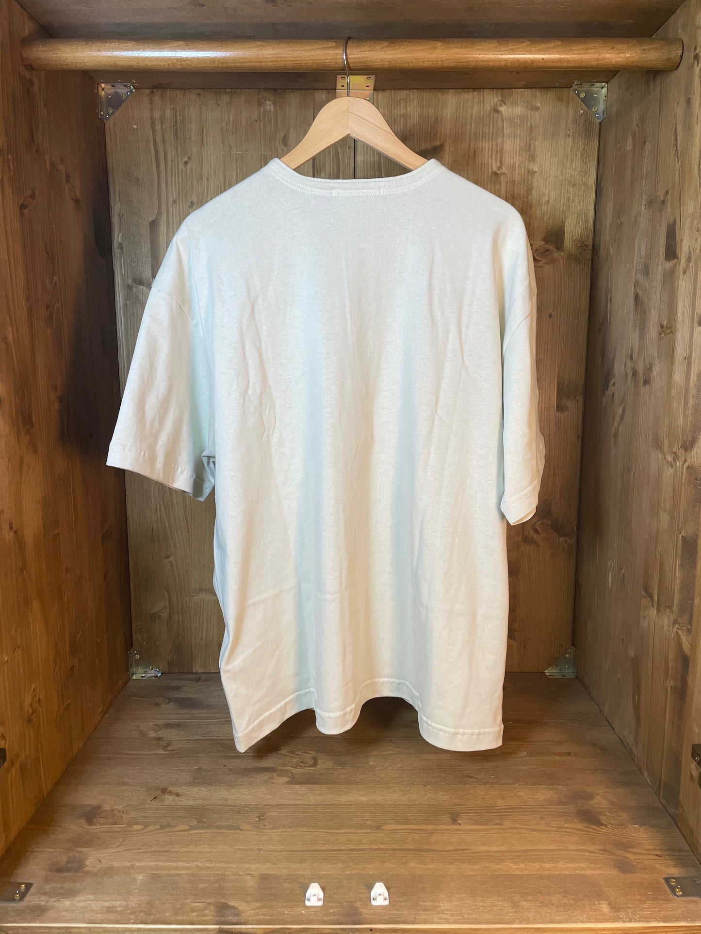 Cream Navy Tee