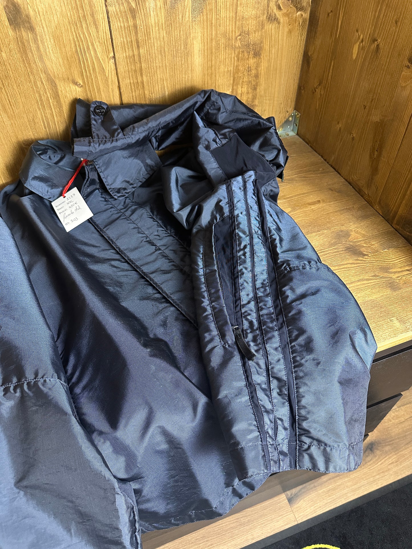 SS97  FORMULA STEEL TRENCH COAT  in Steel Blue