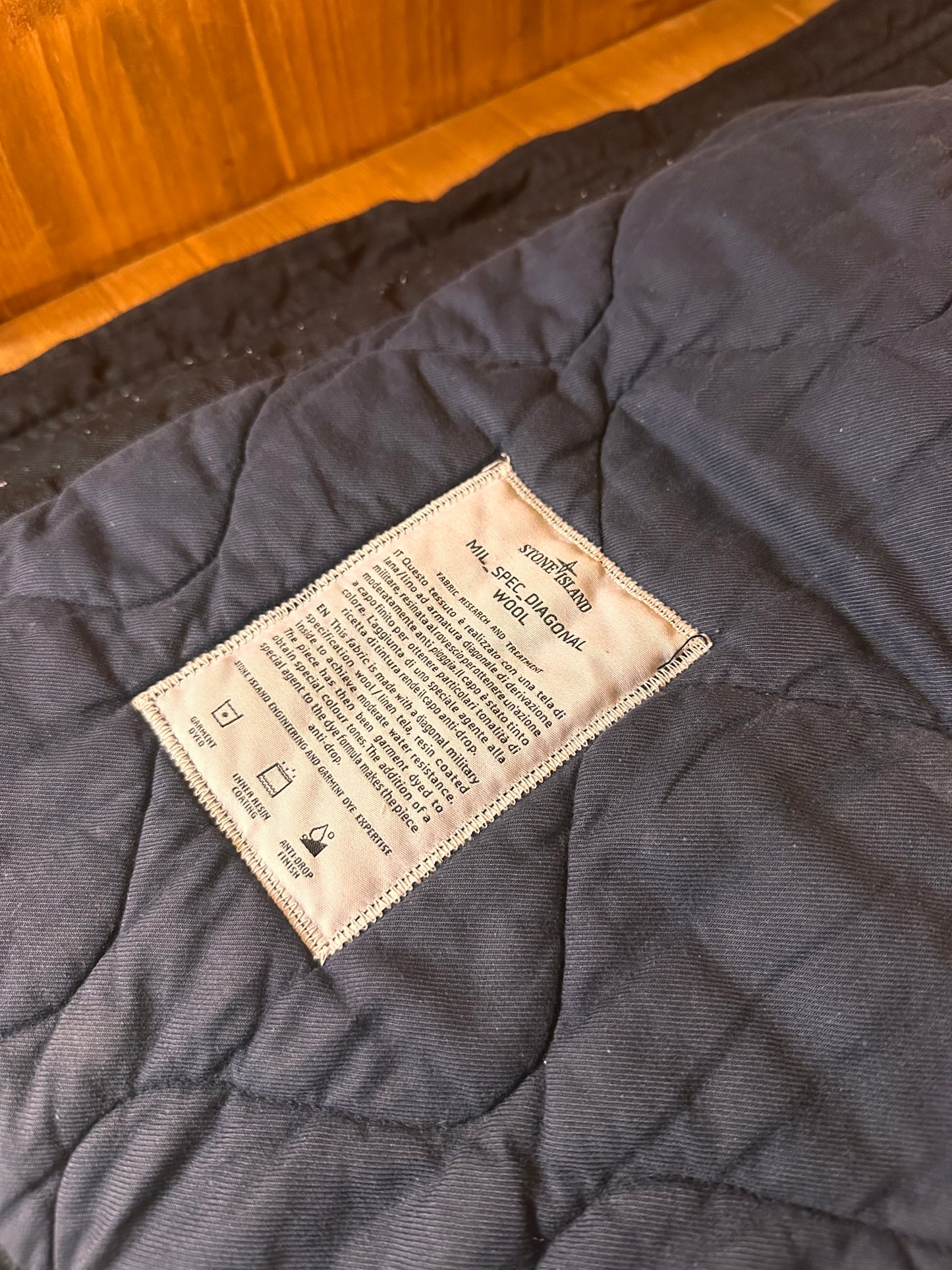 AW11 MIL SPEC DIAGONAL WOOL in Navy Blue