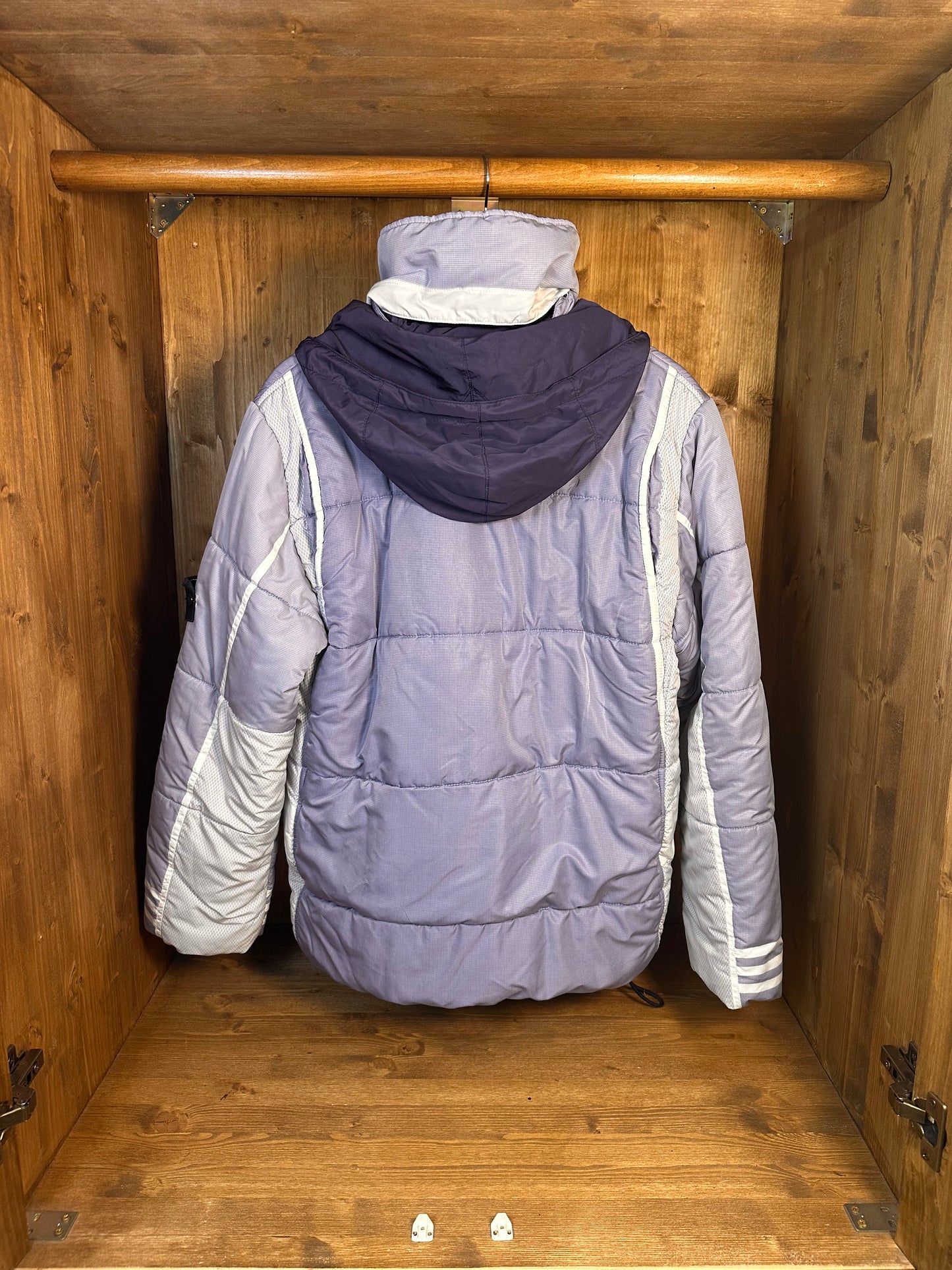 AW02 RIPSTOP DOWN JACKET in Light Blue